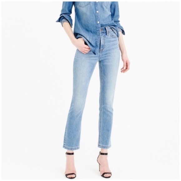 J. Crew Denim - J. Crew Billie demi boot crop jeans in light wash